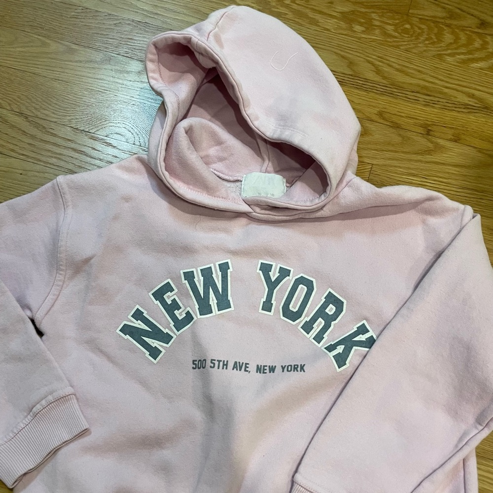 Zara hoodie size 9